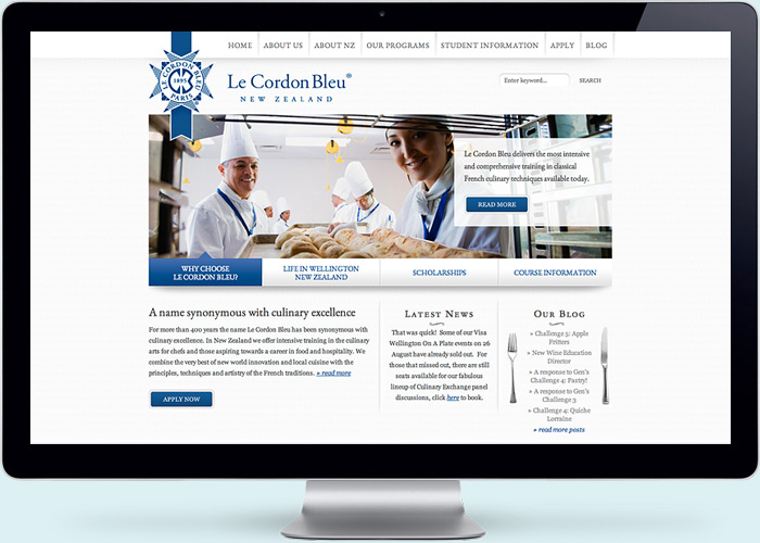 Le Cordon Bleu Website